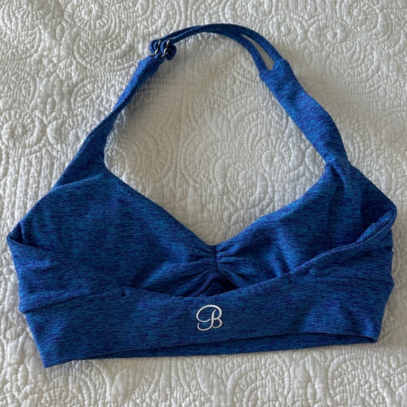 Bombshell Sportswear Blue Sports Bra - Picture 1 of 3